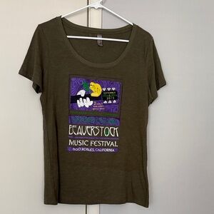 Next Level Apparel Olive Green Beaverstock Music Festival Short Sleeve Tee